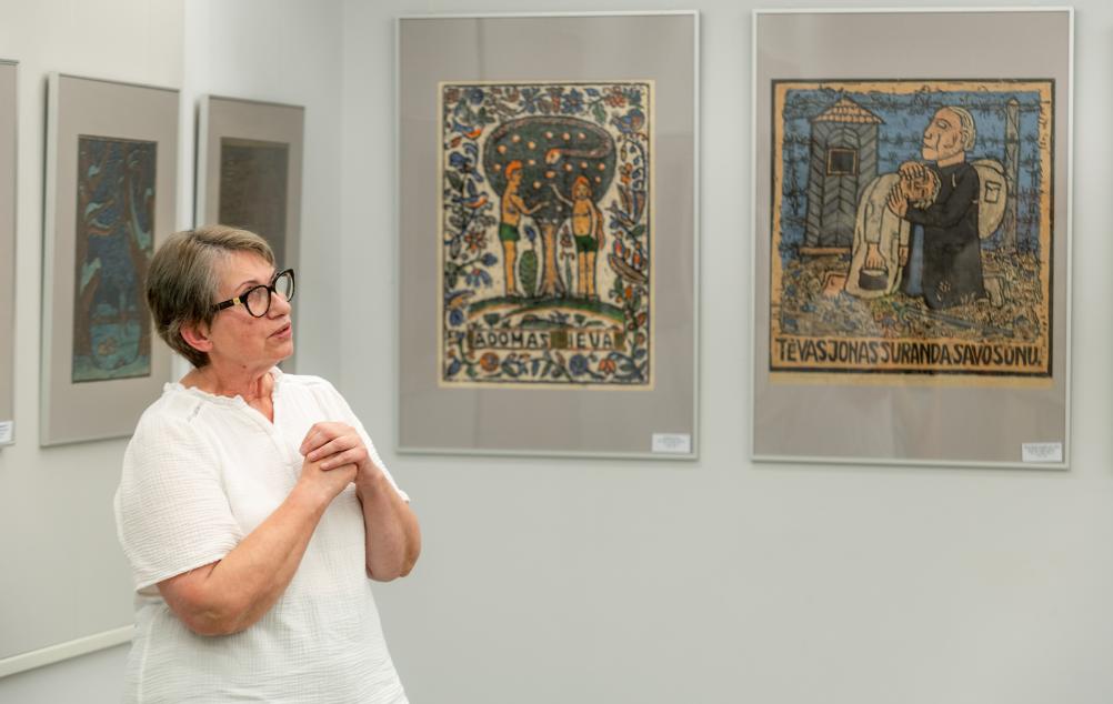 Romano Krasninkevičiaus kūrinių kolekcijos pristatymas Druskininkų miesto muziejaus galerijoje