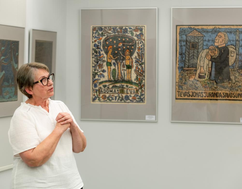 Romano Krasninkevičiaus kūrinių kolekcijos pristatymas Druskininkų miesto muziejaus galerijoje