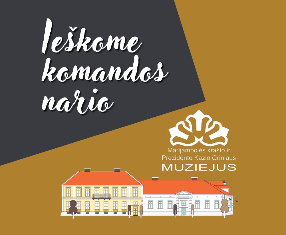 Atranka muziejaus techniko pareigoms užimti