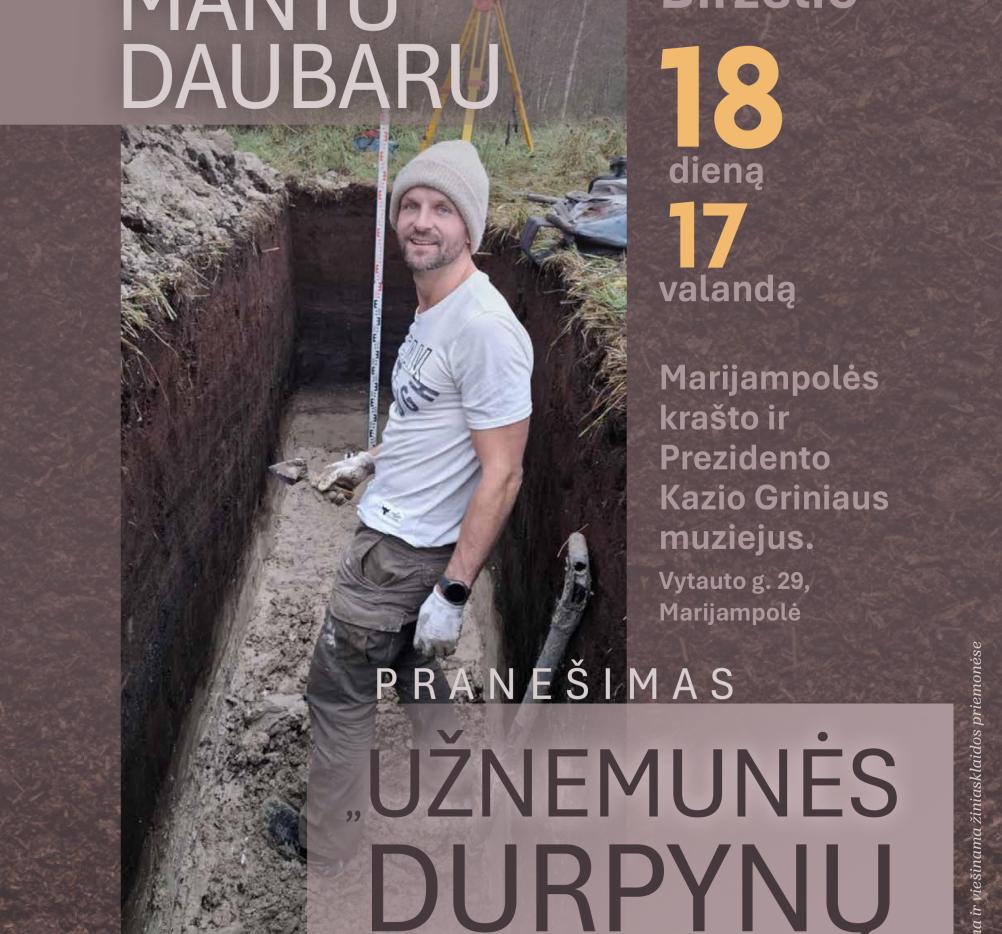 Pranešimas „Užnemunės durpynų lobiai“