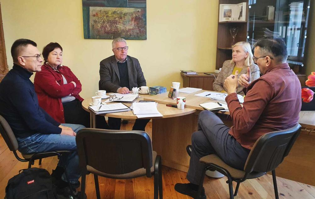 Susitikimas su archeologu, istoriku, doc. dr. Algimantu Merkevičiumi