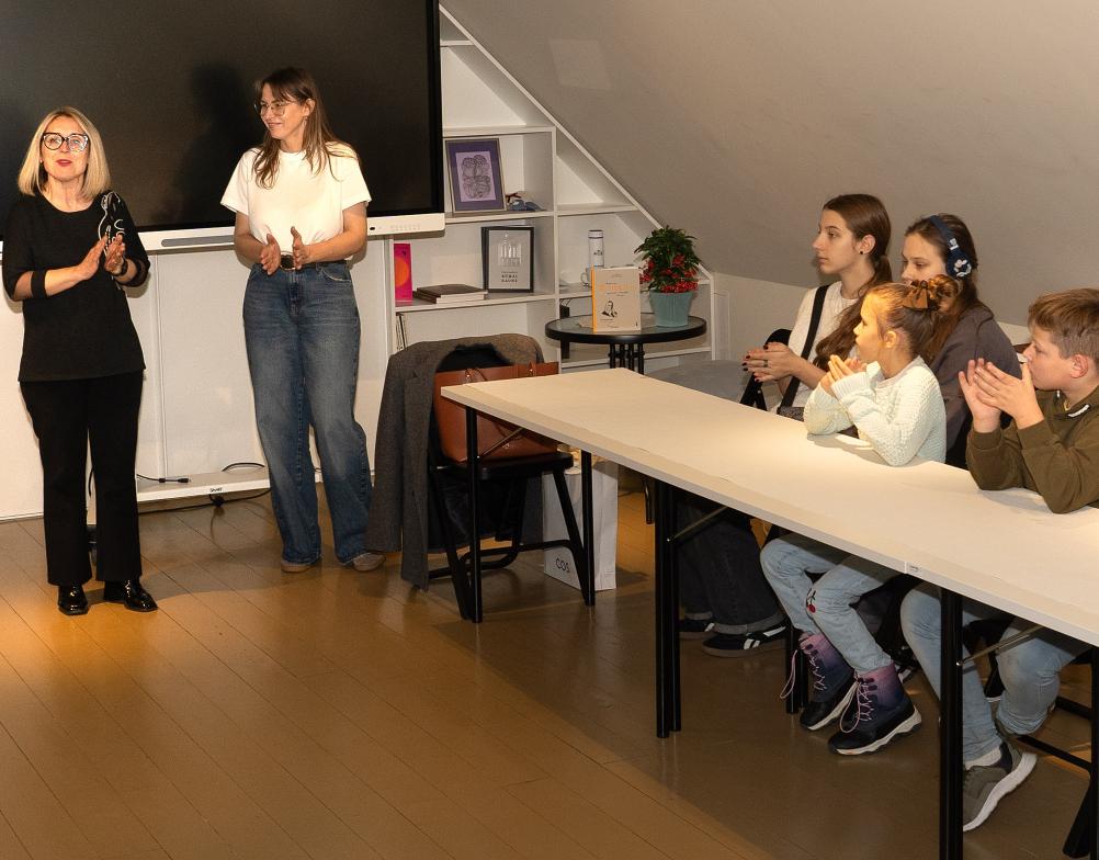 Edukacija-dirbtuvės „Iliustruota Žemaitės gyvenimo ir kūrybos istorija“ su rašytoja Lina Mickute 