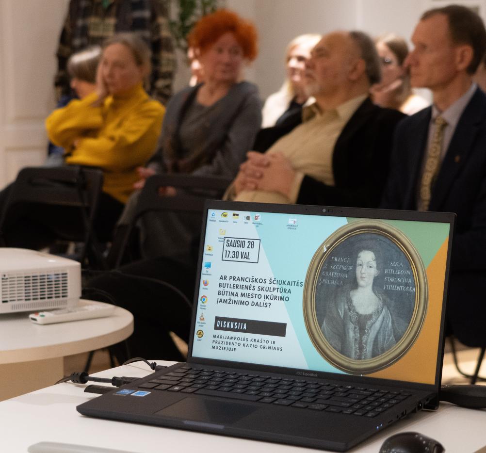 Diskusija „Ar Pranciškos Ščiukaitės Butlerienės skulptūra būtina miesto įkūrimo įamžinimo dalis?“