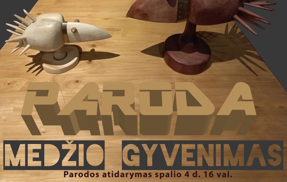 Ričardo Mockaus skulptūros parodos „Medžio gyvenimas“ atidarymas