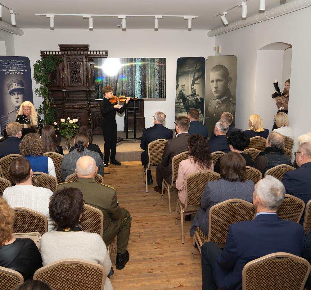 Renginys partizanų generolui Jonui Žemaičiui-Vytautui pagerbti