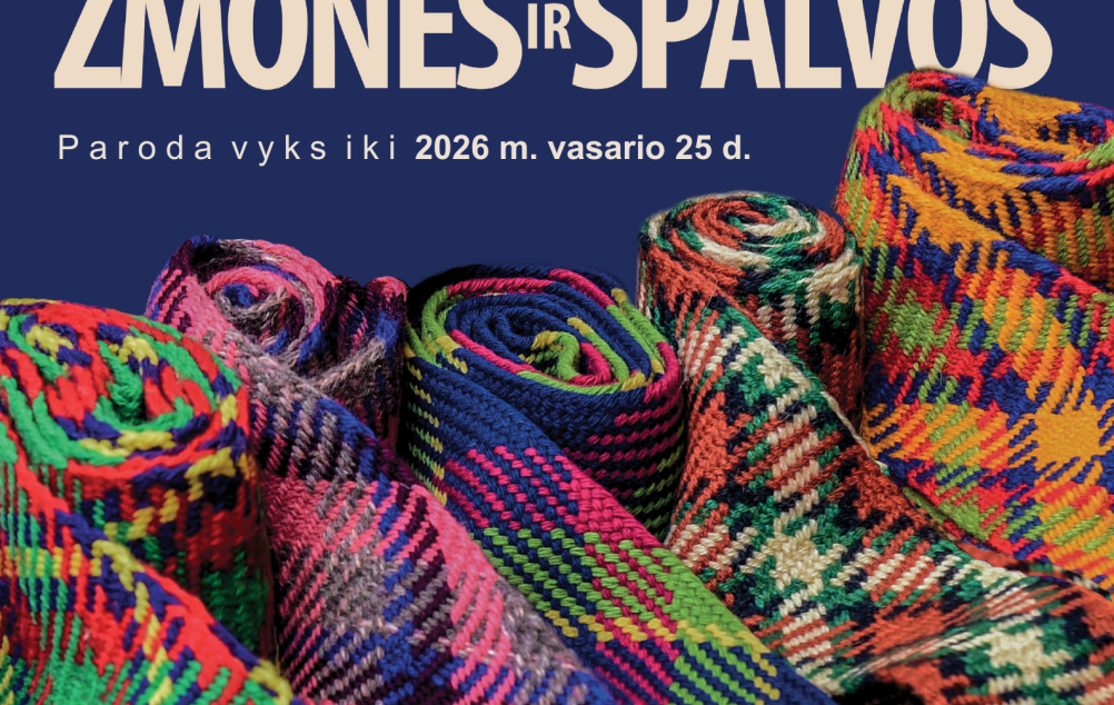 Parodos „Juostų pynimo tradicija: žmonės ir spalvos“ atidarymas