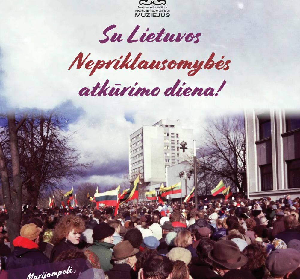 Sveikiname su Kovo 11-ąja!