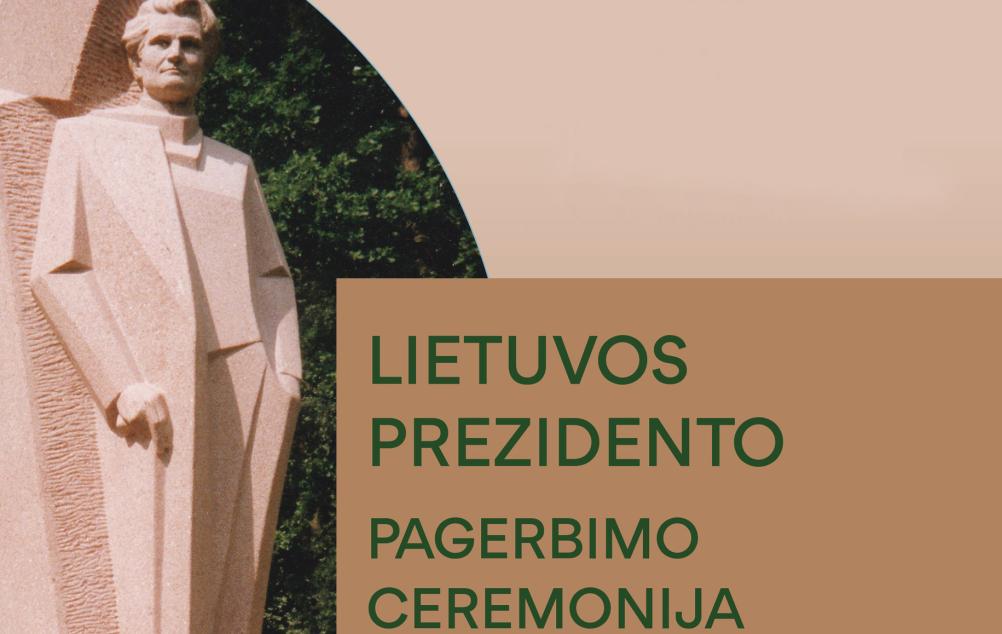 Lietuvos Respublikos prezidento K. Griniaus pagerbimo ceremonija