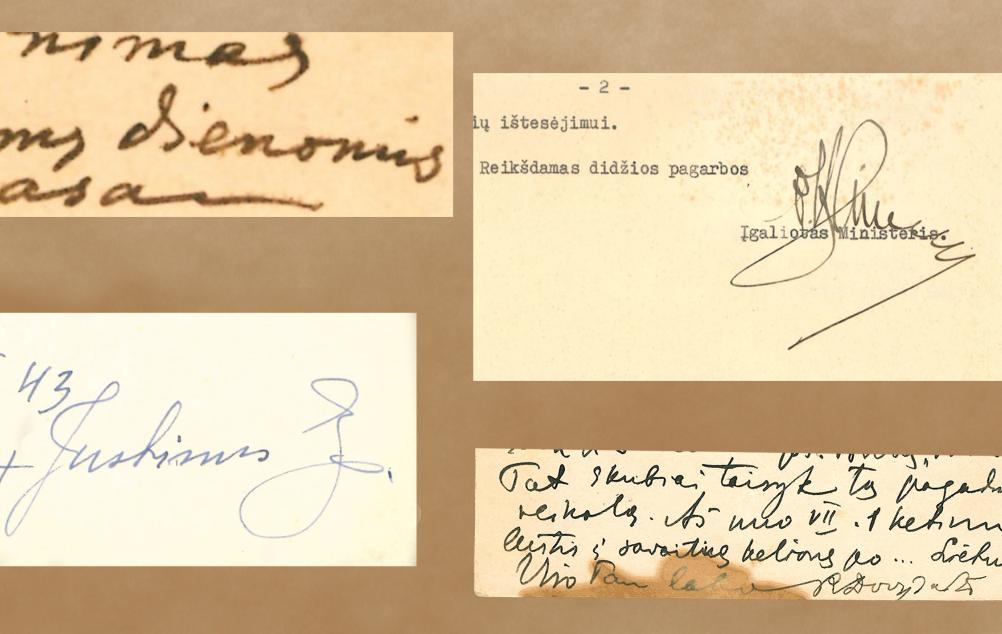 Paroda „Vasario 16-osios Akto Signatarų autografai profesoriaus Liudo Mažylio kolekcijoje“