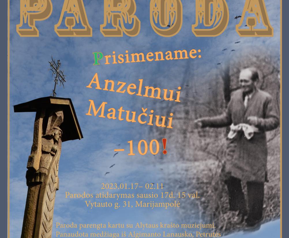 Fotografijų parodos „Prisimename: Anzelmui Matučiui – 100“ atidarymas
