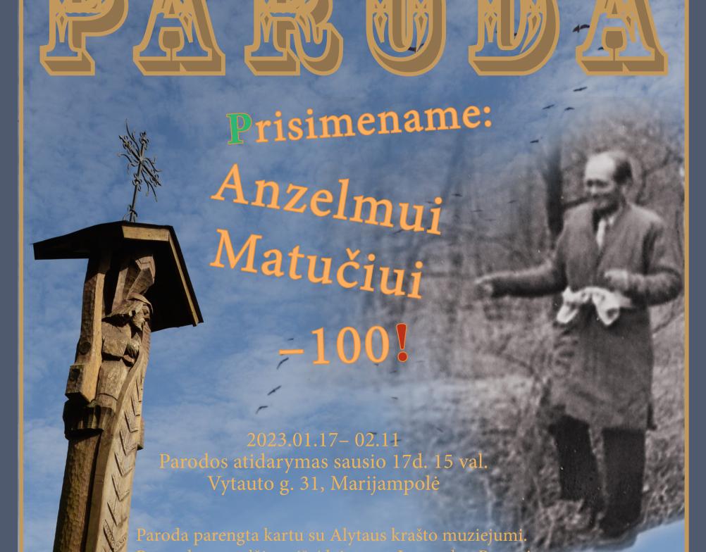 Fotografijų parodos „Prisimename: Anzelmui Matučiui – 100“ atidarymas