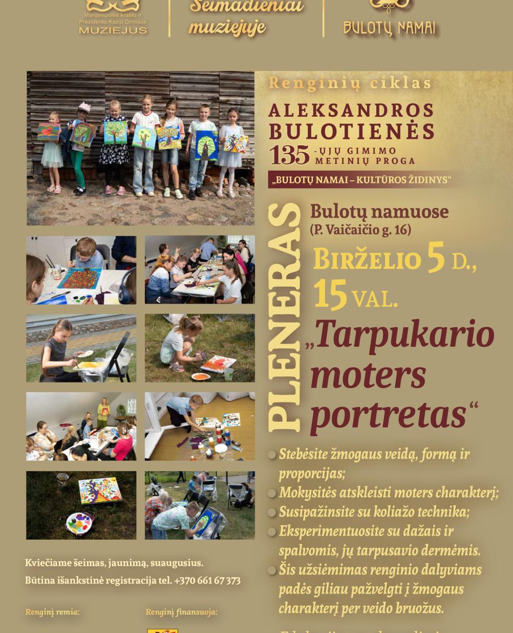 Pleneras „Tarpukario moters portretas“