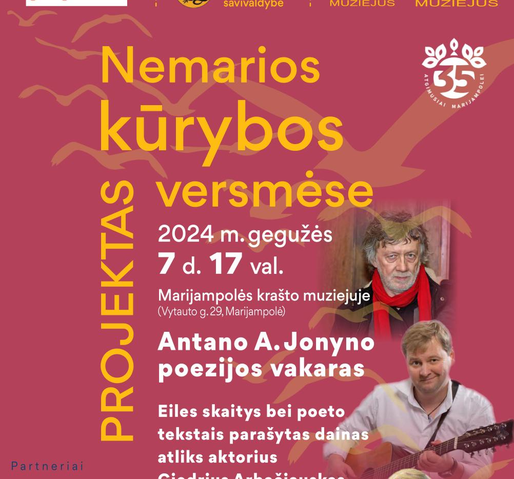 Antano A. Jonyno poezijos vakaras
