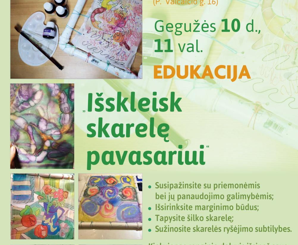 Šeimadienis „Išskleisk skarelę pavasariui“