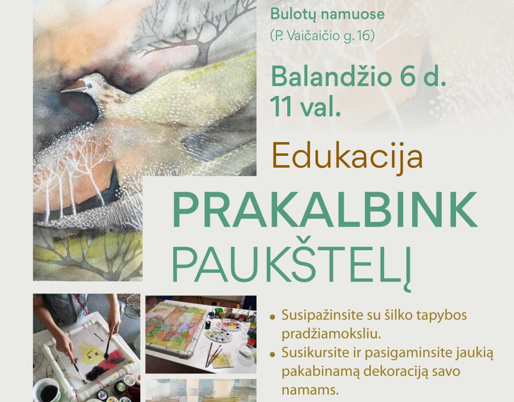 Šeimadienis Bulotų namuoe „Prakalbink paukštelį”