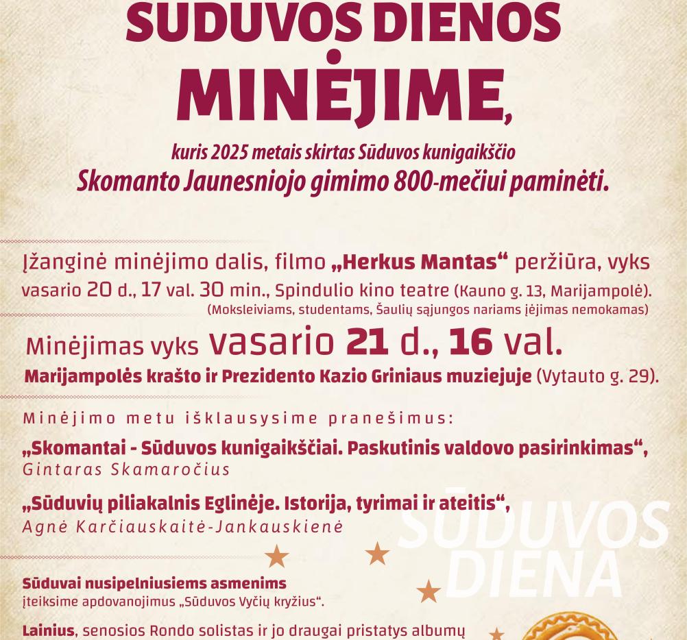 Sūduvos dienos minėjimas