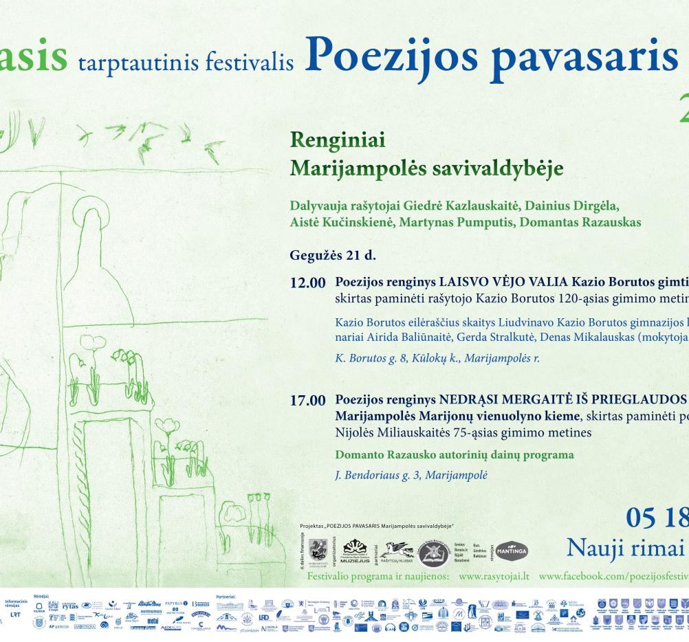 POEZIJOS PAVASARIS Marijampolės savivaldybėje