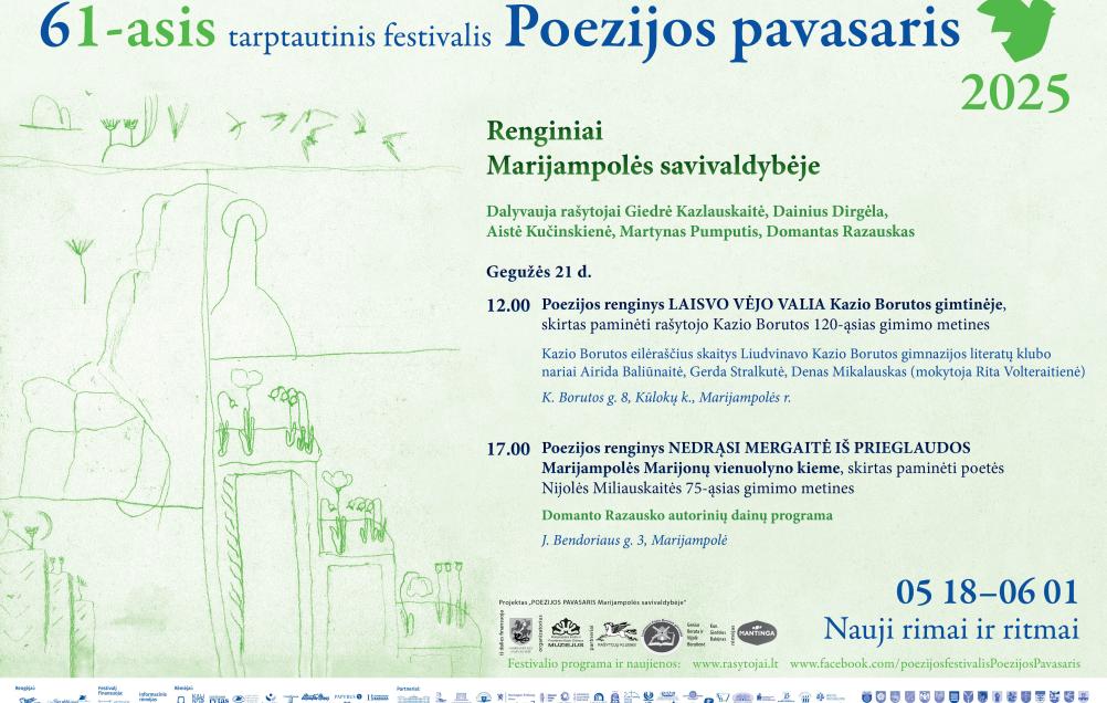 POEZIJOS PAVASARIS Marijampolės savivaldybėje