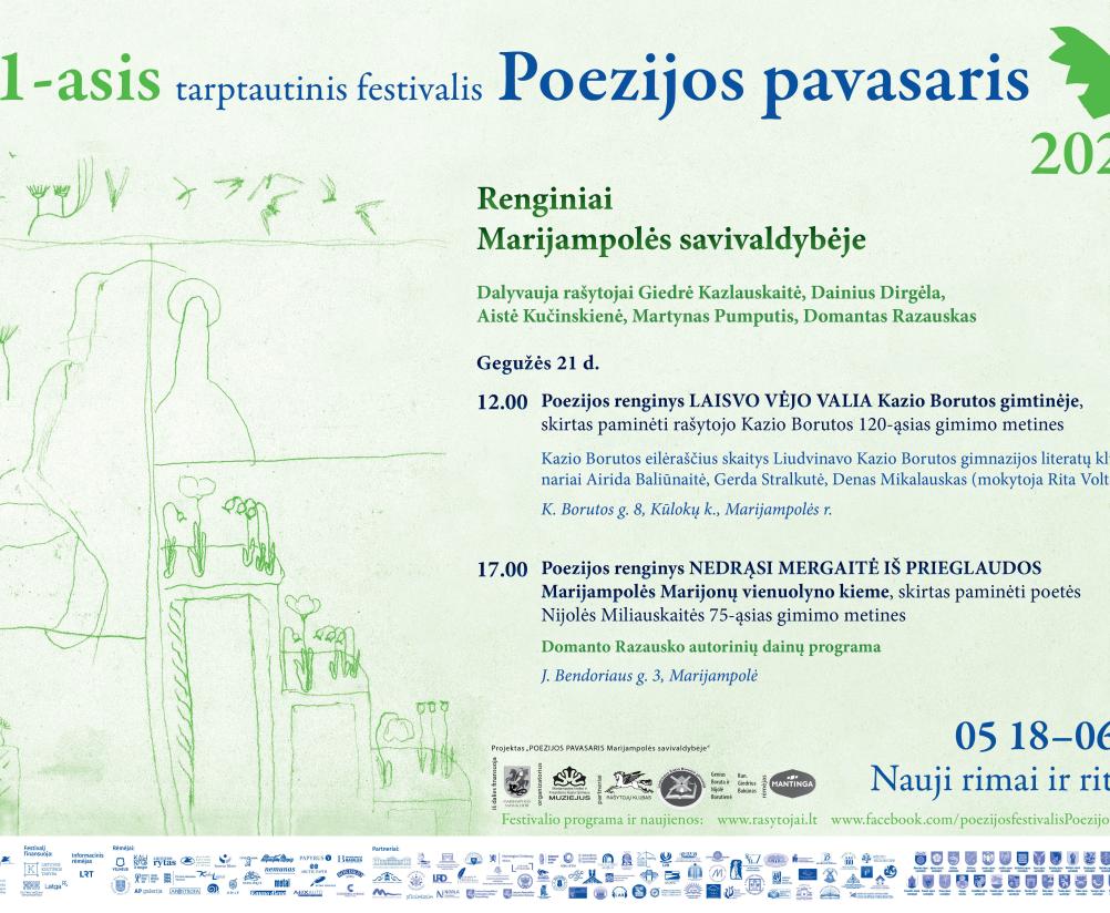 POEZIJOS PAVASARIS Marijampolės savivaldybėje