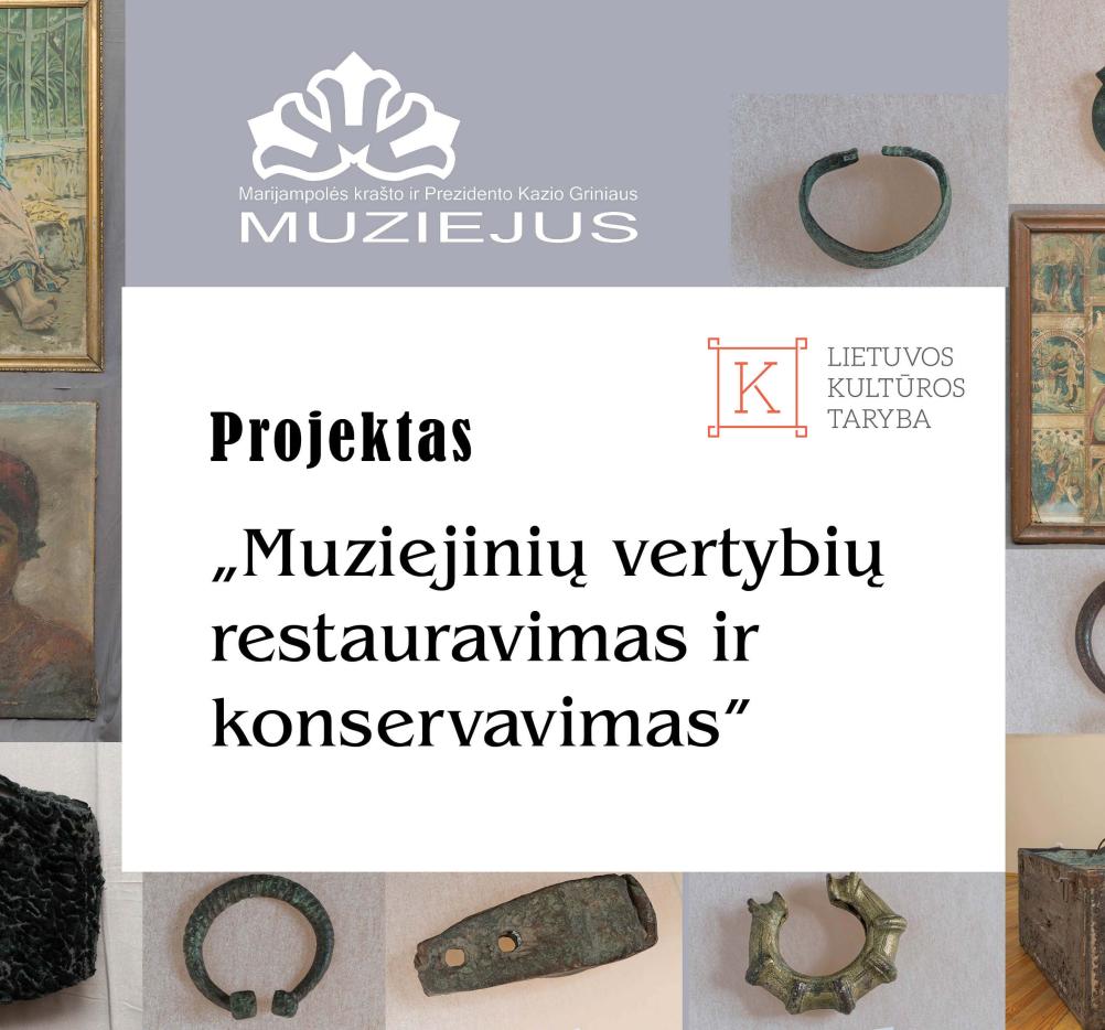 Muziejinių vertybių restauravimas ir konservavimas 2022 m.