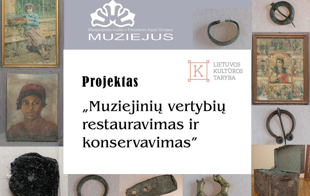 Muziejinių vertybių restauravimas ir konservavimas 2022 m.
