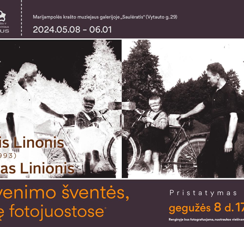 Jurgio ir Romo Linionių fotografijų parodos „Gyvenimo šventės, išlikę fotojuostose“ pristatymas
