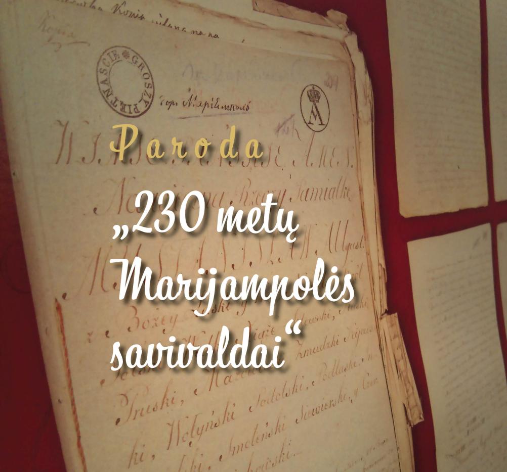 Paroda „230 metų Marijampolės savivaldai“ keliauja