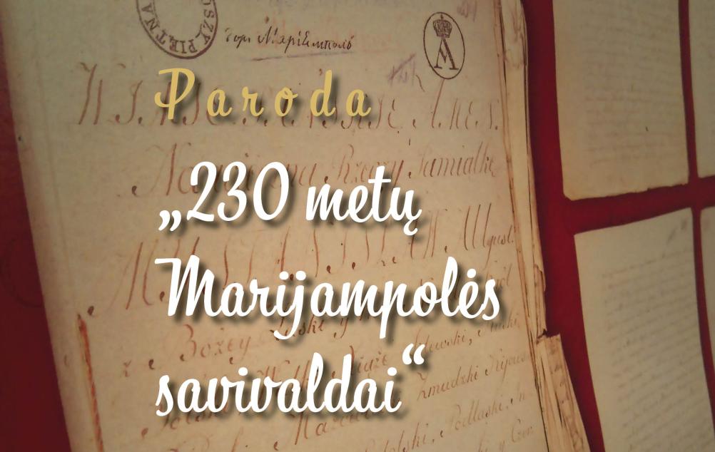 Paroda „230 metų Marijampolės savivaldai“ keliauja