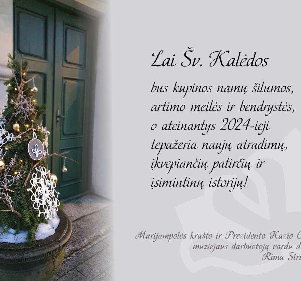 Sveikiname!