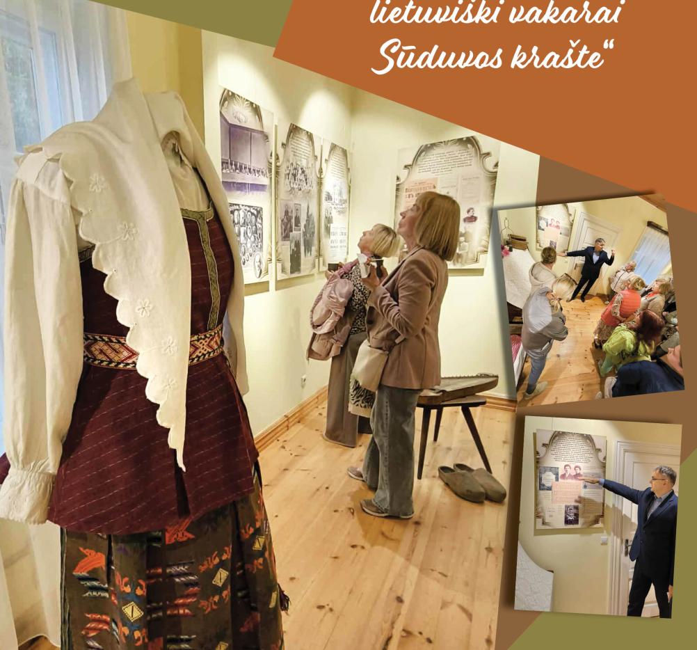 Ekskursija su kuratoriumi parodoje „XIX a. pab. - XX a. pr. lietuviški vakarai Sūduvos krašte“ 