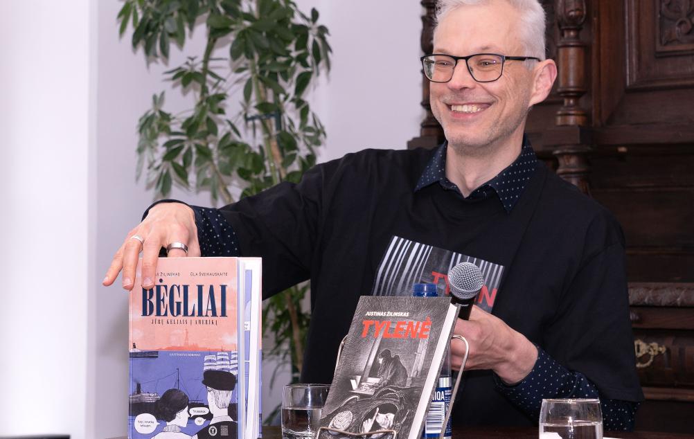 Justino Žilinsko knygos „Tylenė“ pristatymas