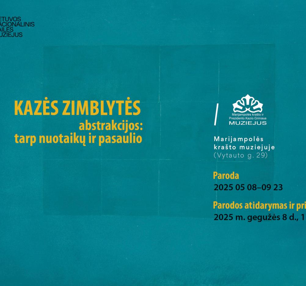 Parodos „Kazės Zimblytės abstrakcijos: tarp nuotaikų ir pasaulio” atidarymas